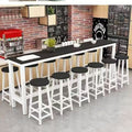 Wall-mounted home bar stool, balcony bar stool, high bar stool, bar table, rental apartment long table, commercial bar table and chairs