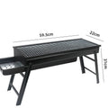 Bbq grill charcoal pull-out carbon tank foldable stove bbq camping picnic bbq rack outdoor bbq grill