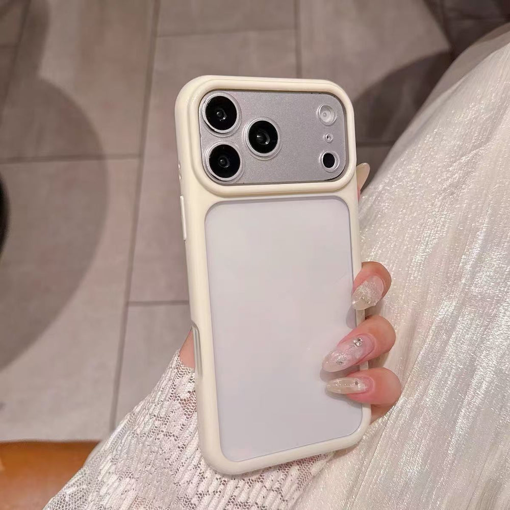 Suitable for apple 17pro mobile phone case macaron diy card photo frame case multi-color glossy iphone18 starry sky case