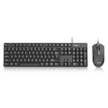 Viewsonic cu1500 white wired keyboard and mouse combo - multimedia, home, office, gaming - usb wired keyboard and mouse