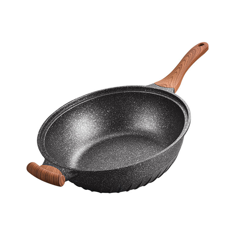 Oem processing medical stone cooking pot die-casting non-stick pot neutral pot for home kitchen non-stick cooking pot