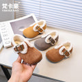 Vancahao baby winter birkenstock shoes new arrivalk-stylegirlheattech cotton shoes big kids furry shoes