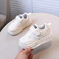 spring new children's leather panel shoes, boys' sneakers, korean style soft sole girls' white shoes, ages 1-6