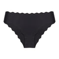 wholesale low-waist breathable sexy women's seamless underwear stylish wavy edge ice silk thin invisible briefs