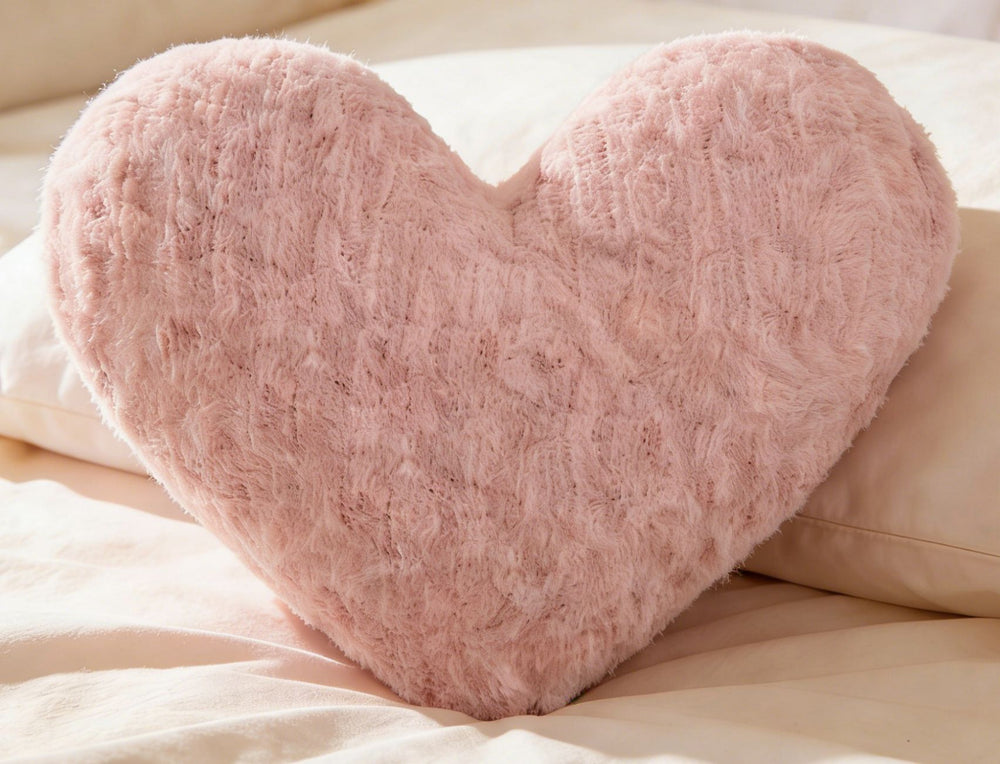 love-shaped car headrest cartoon household neck pillow side sleeping waist support back factory wholesale pillow core