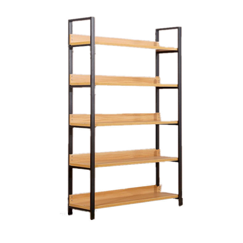 Steel and wood shelves Shelves Commercial storage shelves Multi-layer supermarket Convenience store Snacks Cosmetics sample display shelves