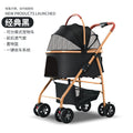 【new arrival】lightweight & foldable pet stroller - perfect for small to medium dogs and cats on the go!