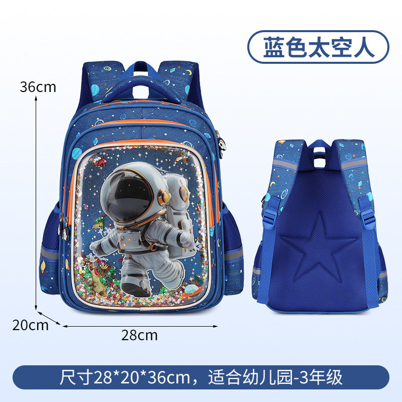 Factory wholesale new mermaid elementary school backpack - lightweight, spine-protecting, 3d transparent shell, cartoon design, large capacity backpack