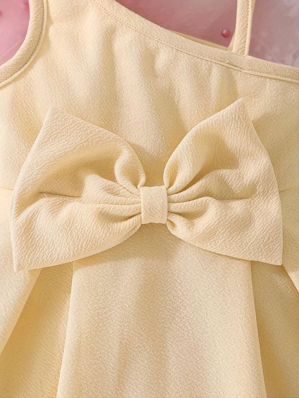 summer new girls' dress - baby girl's suspender bowknot cute dress - princess dress