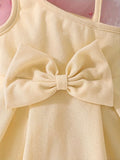 summer new girls' dress - baby girl's suspender bowknot cute dress - princess dress