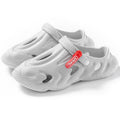 Gray - coconut clogs - with red tag