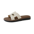 French-style women's summer sandals, 2026 new flat casual versatile flip-flops, perfect for vacation and pairing with skirts