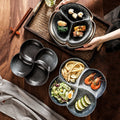 Japanese retro dessert plate - stylish & practical for home use - perfect for single servings, breakfast, snacks, and desserts