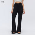 Modal comfortable yoga pants women's loose breathable bootcut pants high waist slimming pilates fitness long pants d26009