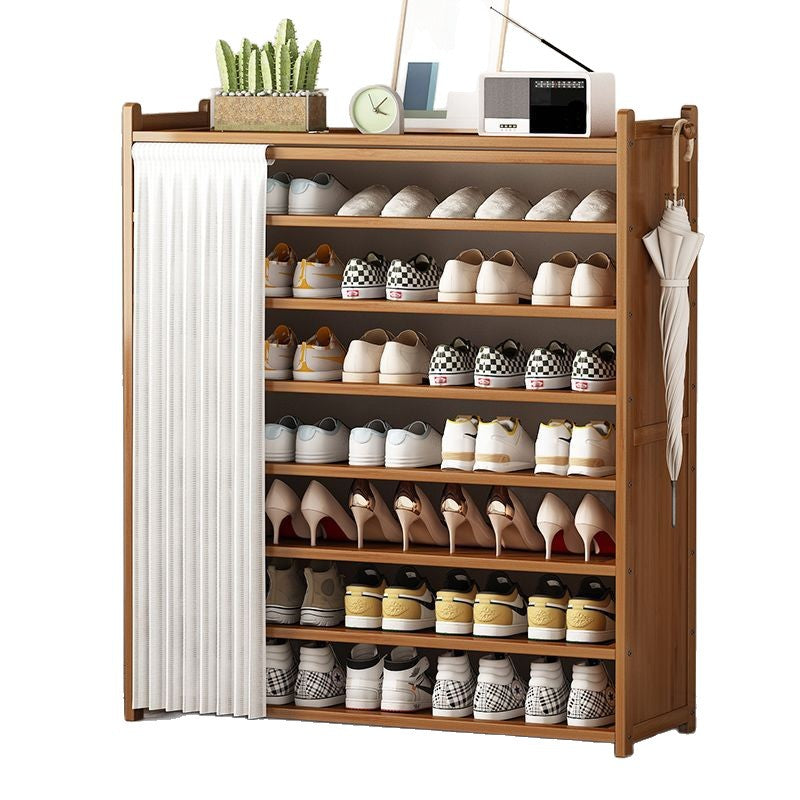 Shoe cabinet for home door simple storage handy gadget space-saving layered partition 2026new arrival entrance door shoe rack