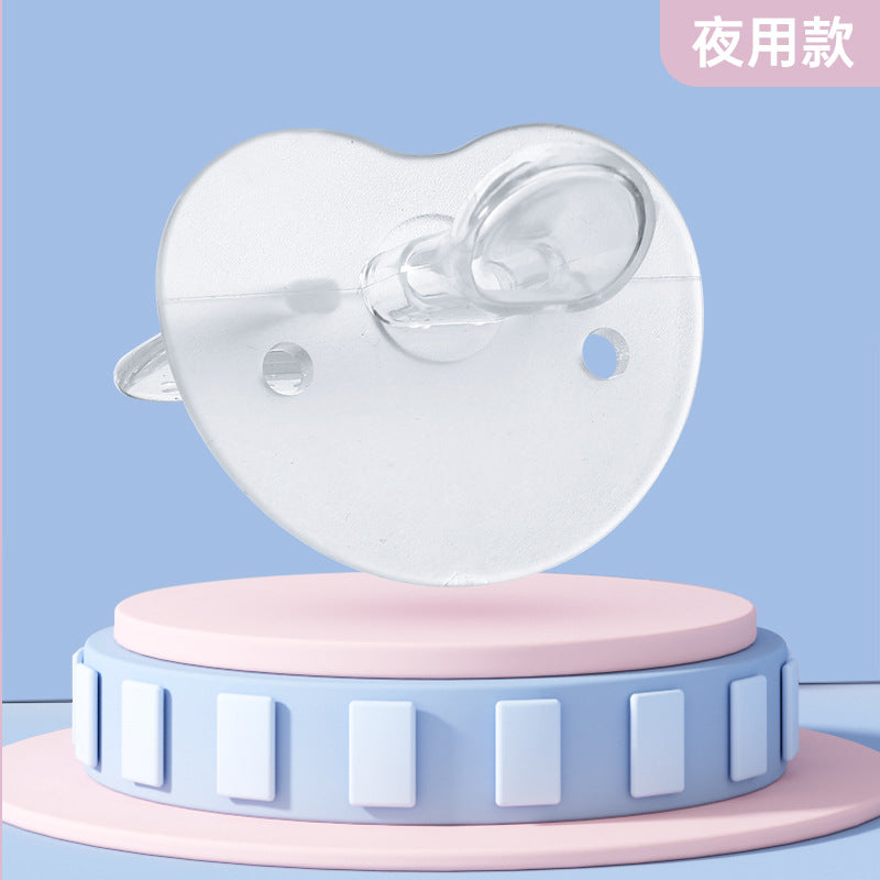 English card pack, breastfeeding full silicone pacifier, thumb type, nipple type infant sleeping pacifier