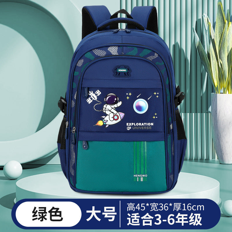 e-commerce hot-selling children's school backpack, lightweight and large-capacity, suitable for grades 1-6, wholesale available