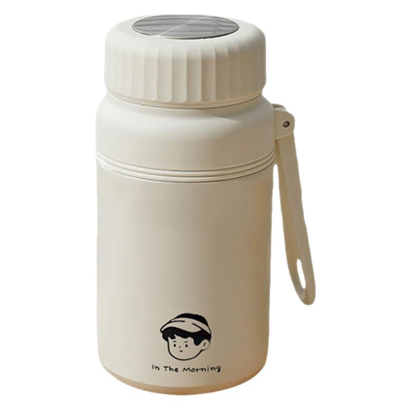 New arrival high-looking casual tea and water separator thermos cup food grade 316 stainless steel large capacity portable water cup