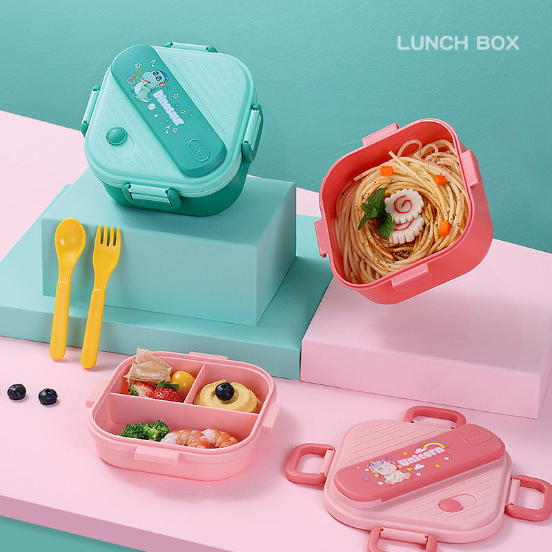Japanese-style fruit box portable food-grade lunch box for elementary school students, office workers, and kids - takeout bento box with compartments