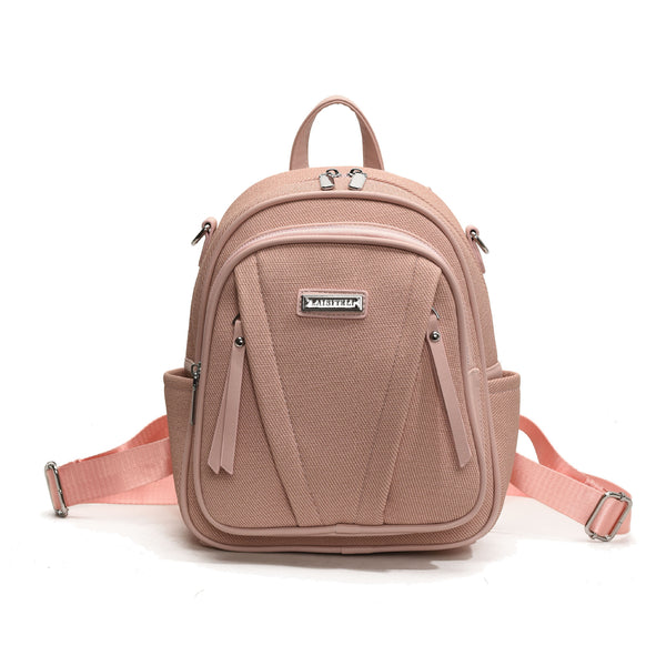 Women's new backpack leather large-capacity  double backpack + backpack simple and versatile fashion solid color wholesale