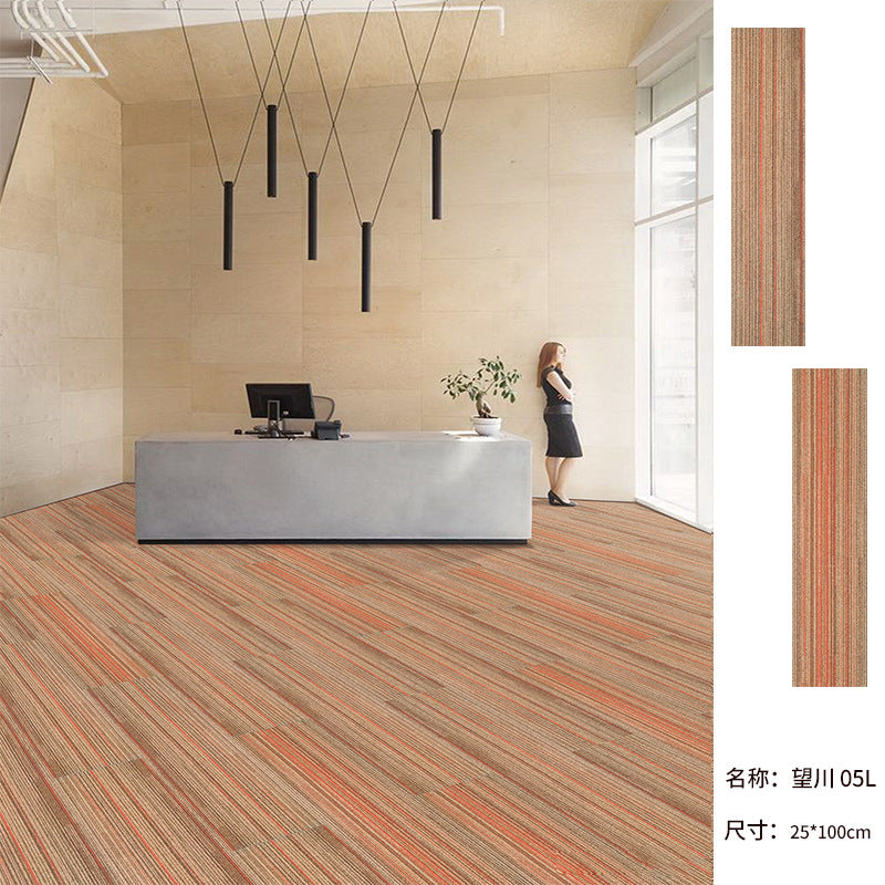 High-end office carpet, nylon fire-retardant b1, commercial interlocking, thickened hotel aisle silent modular carpet