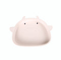 Amazon cartoon silicone plate kids food bowl suction bowl baby feeding utensils baby food suction plate drop-proof