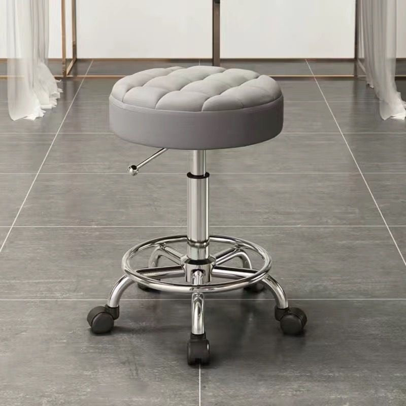 Beauty stool pulley beauty salon large work stool hairdressing shop hairdressing stool manicure adjustable chair for home round stool