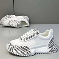 2025 winter men's trendy casual shoes: versatile, breathable mesh, fashionable soft sole, lightweight korean style running sneakers