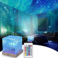 Ready-to-ship cross-border northern lights ripple light ambient lamp star projector