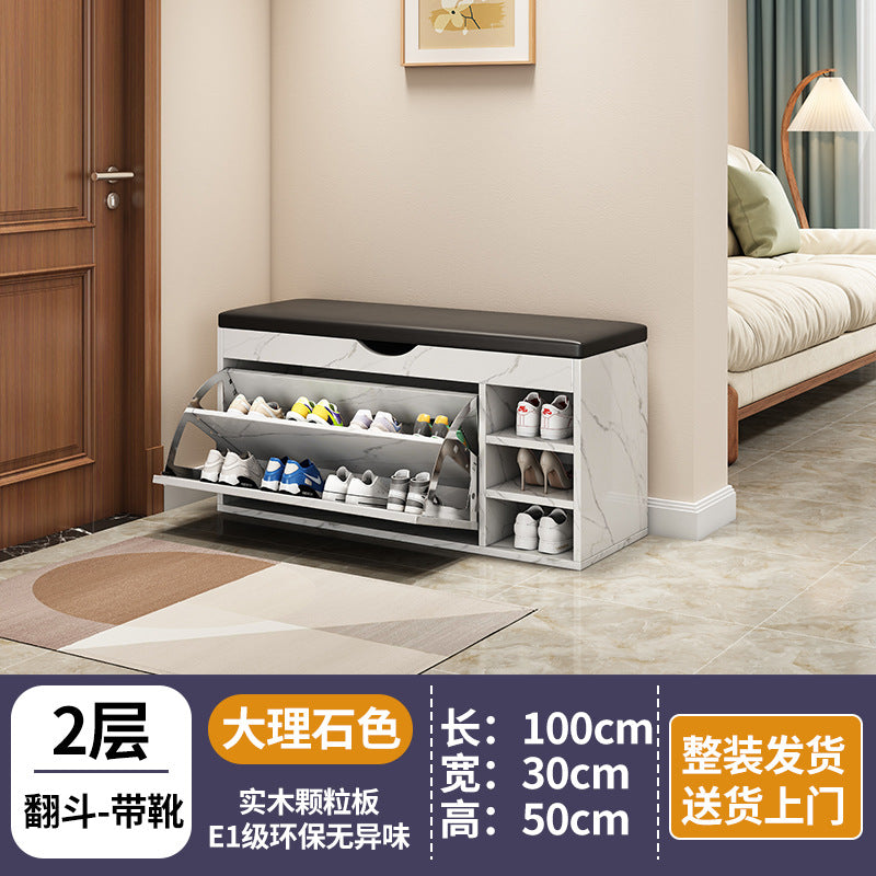new arrival: bestselling flip-top shoe cabinet - home entryway shoe bench, shoe rack, and stool combo - all-in-one seating & space-saving storage