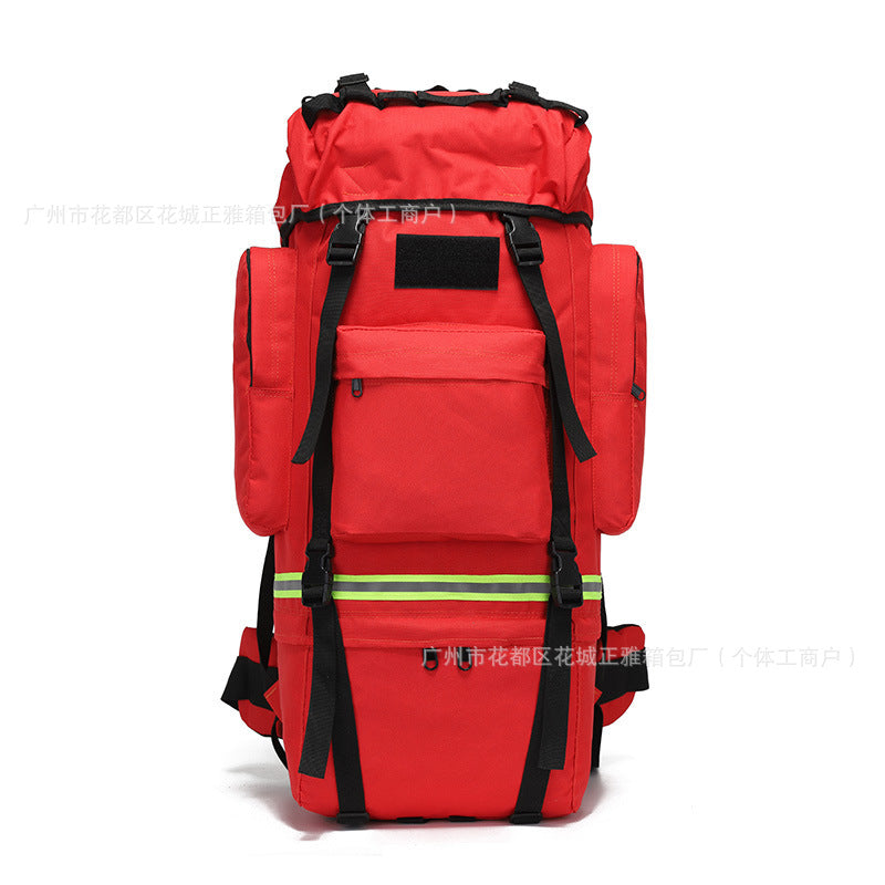 Outdoor camping large-capacity backpack 72 hours personal carrying bag earthquake rescue emergency bag