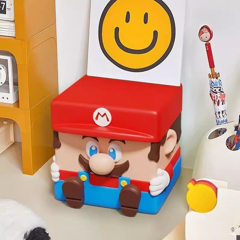 Cartoon mario stool - floor standing ornament, living room ottoman, tv cabinet side table, shoe changing stool, home decoration, bedside table