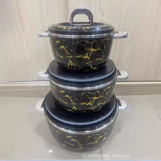 2l-3.5l-6.5lexport cross-border export to africa food warmer container 3pcs thermal insulation box