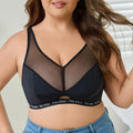plus size lingerie: women's large bust minimizer, anti-sagging, push-up, adjustable, thin padding, curvy girl bra wholesale