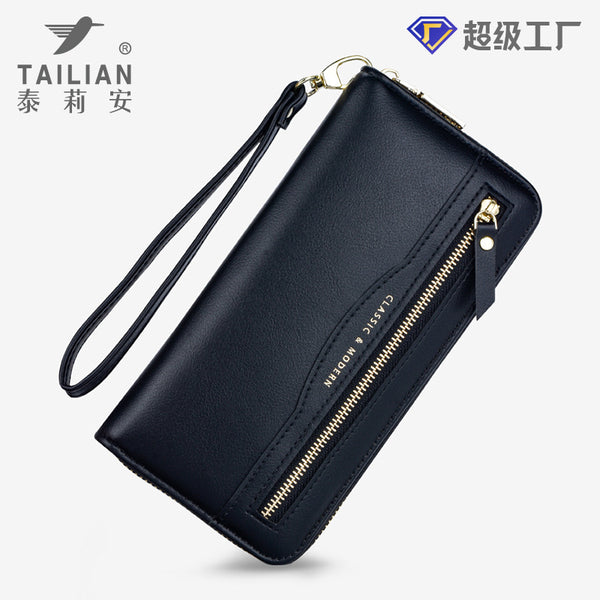 Tailian women's wallet  zipper bag multi-functional change long card position clutch purse