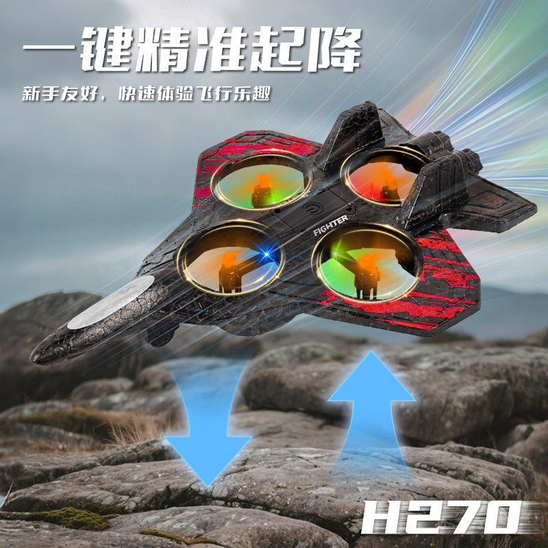 2026 new generation cross-border remote control airplane fighter jet glider foam drone - kids' toy
