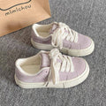 Versatile white sneakers - soft sole, women's style, 2026 new spring/autumn collection, thick sole casual bread shoes, trendy student footwear
