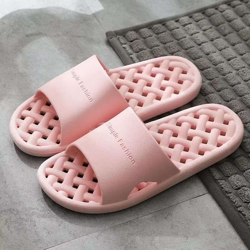 Home bathroom leak quick-drying bathroom hotel sandals indoor soft bottom floor sandals for men and women summer
