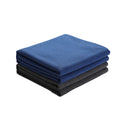 Yoga mat towel - silicone grip, double-sided fleece, indoor non-slip, professional sweat absorption, machine washable, thin & portable yoga blanket