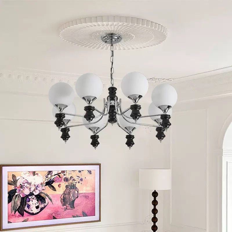 French antique living room chandelier American retro high-end magic bean hall main light high-end lighting design chandelier