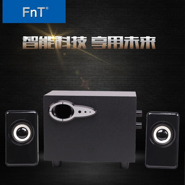 FT301 Laptop Desktop Computer Small Speaker 2.1 Multimedia Mini Audio Mobile Subwoofer Audio