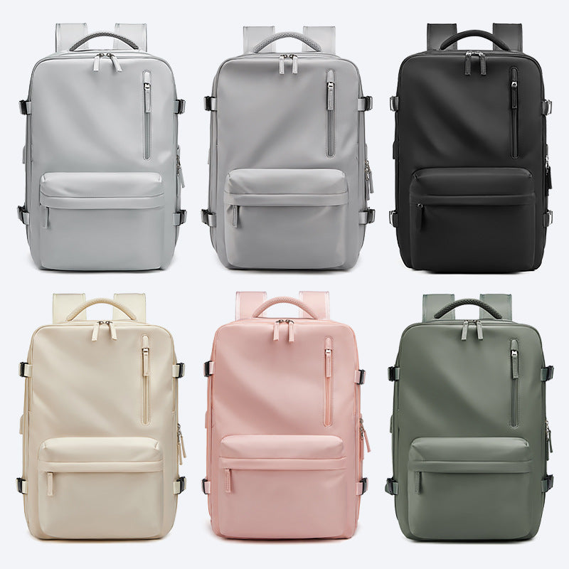 School bag boys backpack female college student high school student backpack large capacity Korean version simple travel backpack