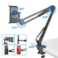 Bedside headboard desktop lazy bracket - phone & tablet arm support - dorm room perfect for live streaming & binge-watching