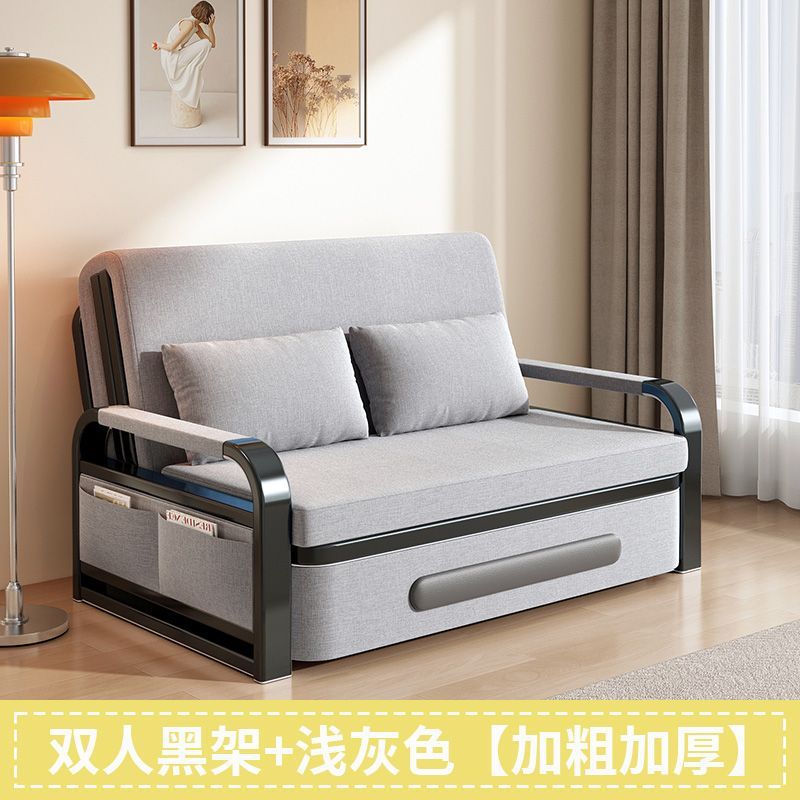 Sofa bed foldable dual-purpose small apartment retractable bed single popular style living room balcony multifunctional bed 2025new arrival