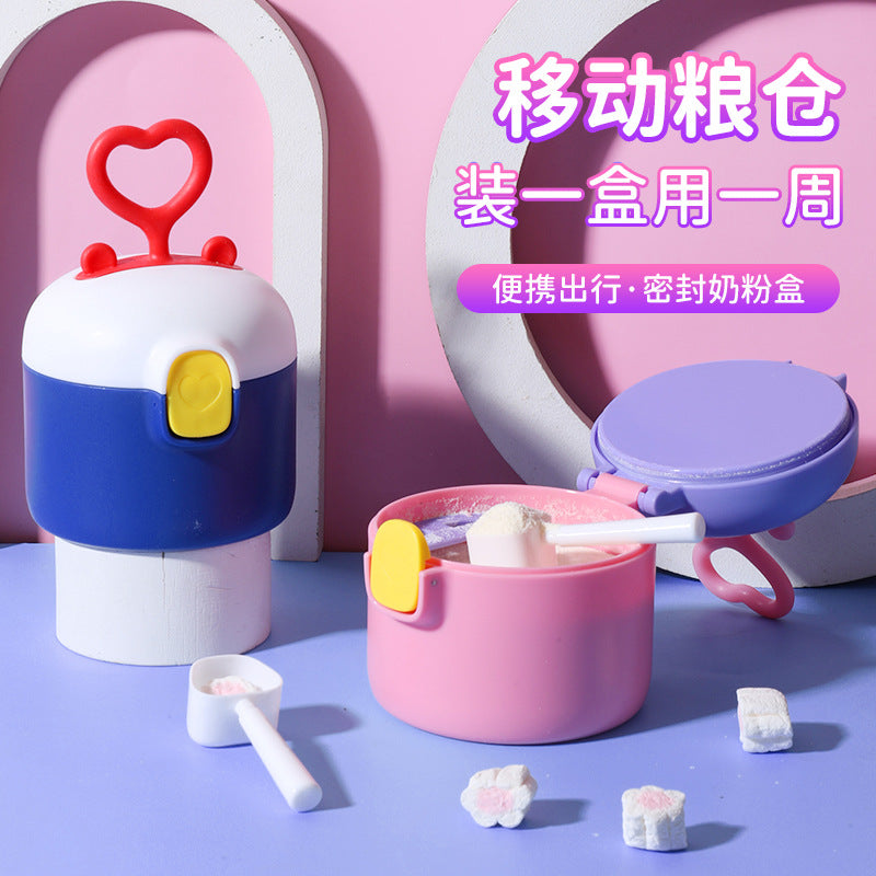 Directly from the manufacturer Baby milk powder box Portable out milk powder can Snack storage Sealed jar Milk powder box