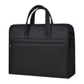 Oukeqi satchel business large-capacity document bag oxford cloth information bag logo conference briefcase zipper type