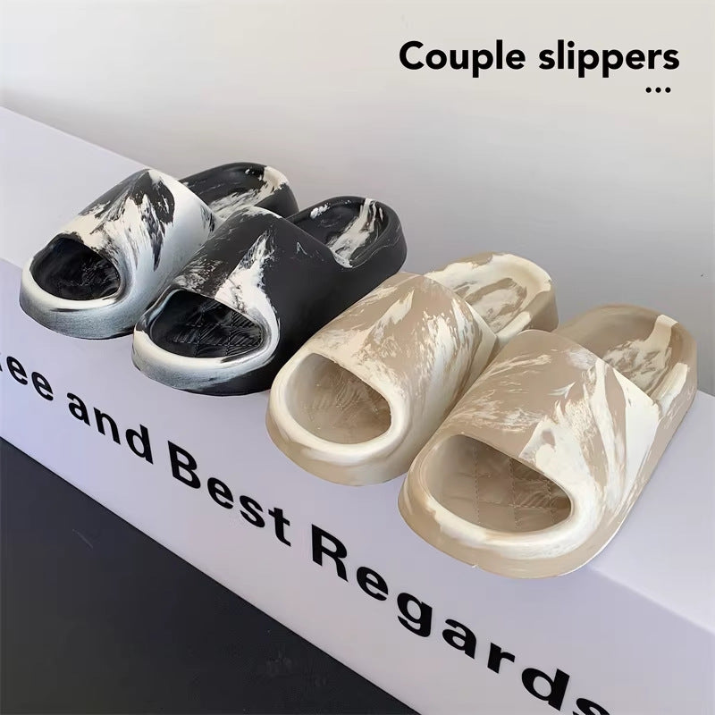Best sellingeva high-looking, anti-slip, anti-odor home slippers for men and women, summerfor homecouple soft bottom one word