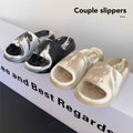 Best sellingeva high-looking, anti-slip, anti-odor home slippers for men and women, summerfor homecouple soft bottom one word