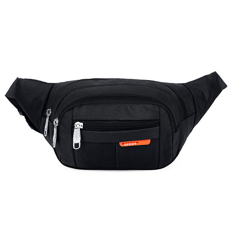 New niche men's messenger bag fashion spring and summer multi-functional breast bag fitness outdoor sports mobile phone fanny pack women