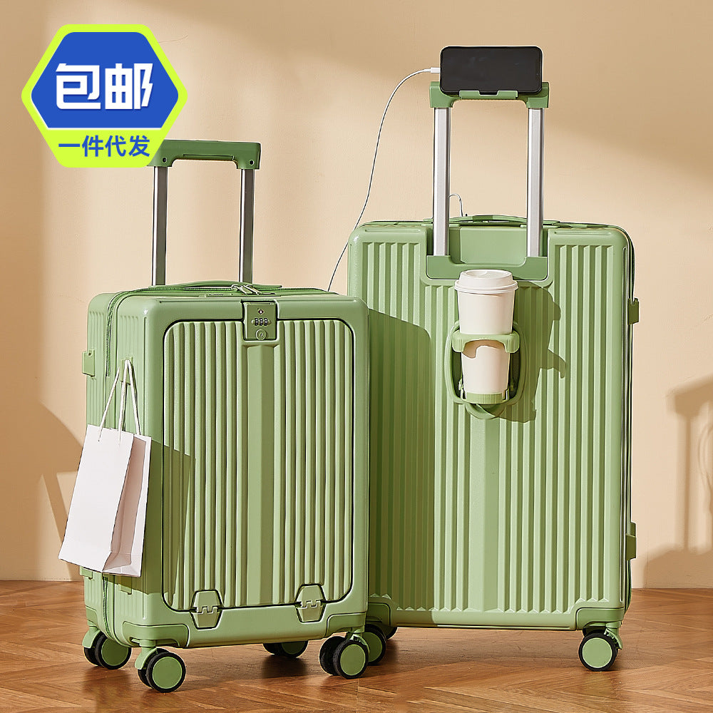 One piece is free shipping, spot delivery, multi-functional suitcase 20-inch boarding case, suitcase 24-inch universal wheel trolley case.